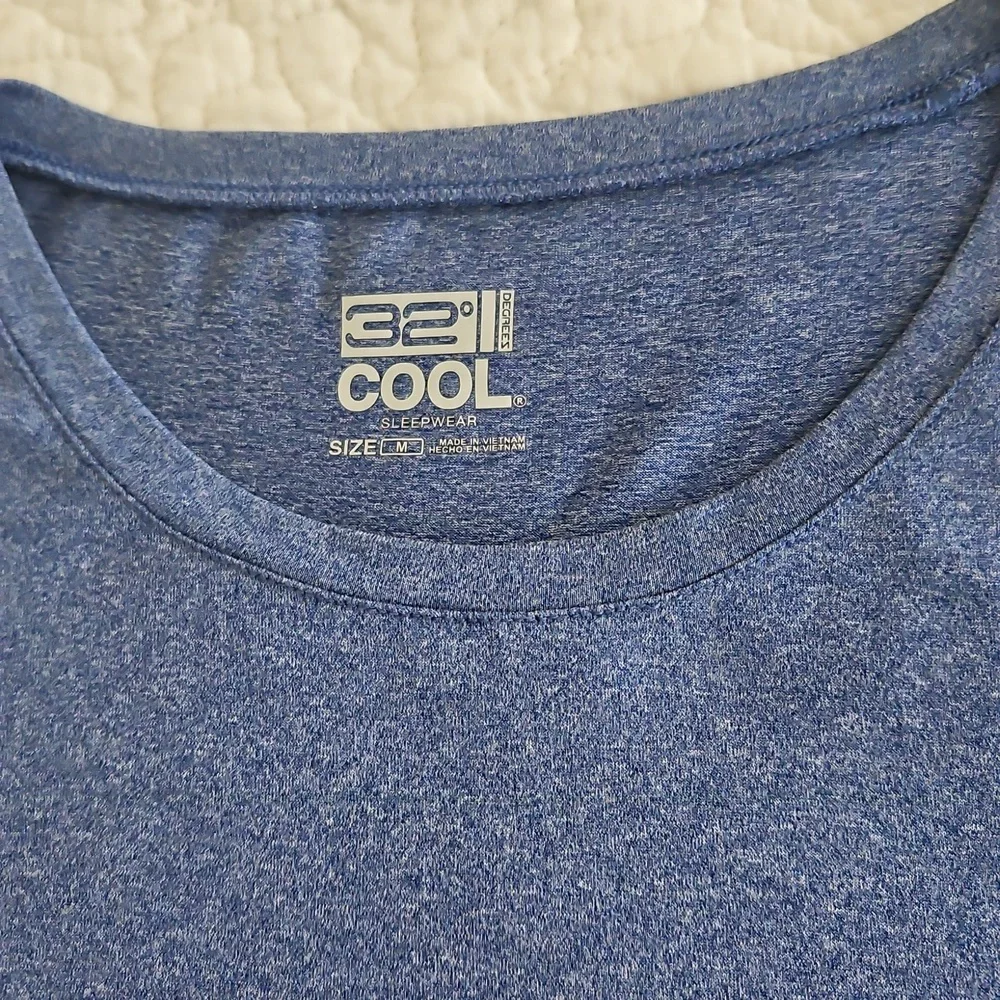 32 Degrees Cool Ultra Soft Sleepwear Royal Blue Heather NWOT - Picture 4 of 6